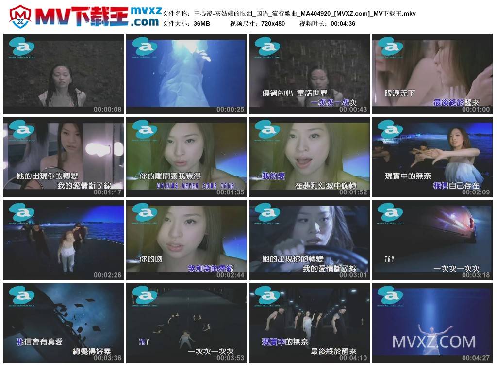 王心凌-灰姑娘的眼泪_国语_流行歌曲_MA404920